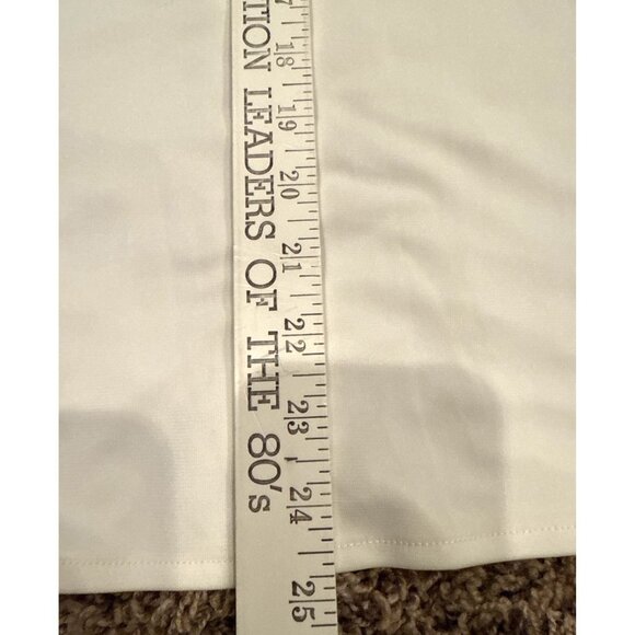 NTW Anne Taylor Elegant White V-Neck Blouse & Black Trim Large Light Academia - Picture 11 of 13